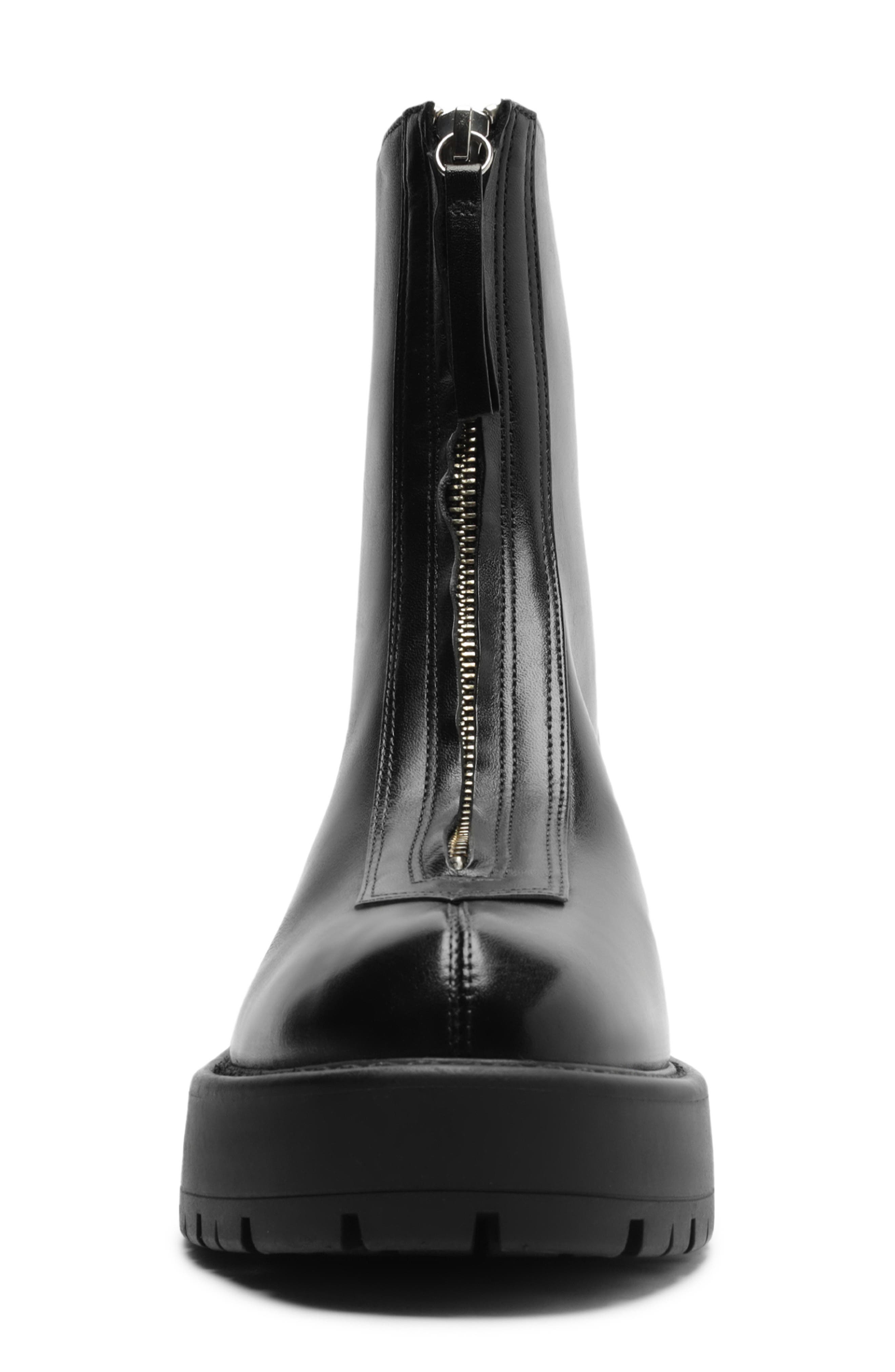 Schutz Farrah Moto Boot, Alternate, color, Black