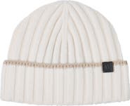 Bruno Magli Cashmere Wide Rib Beanie