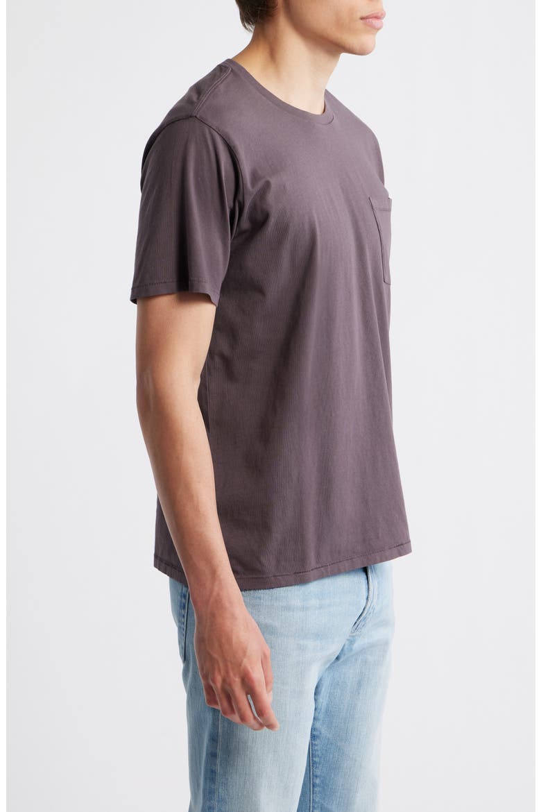 Classic Fit Garment Dye Pocket T-Shirt, Alternate, color, COAL GREY