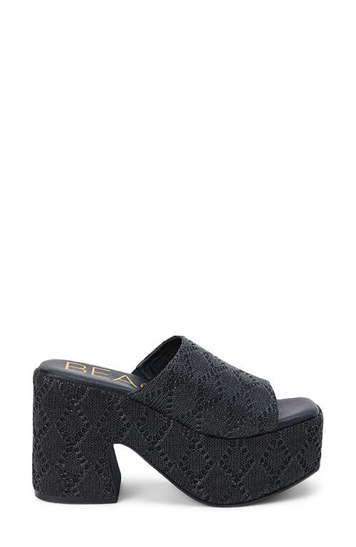 Beach By Matisse Como Platform Sandal In Ebony
