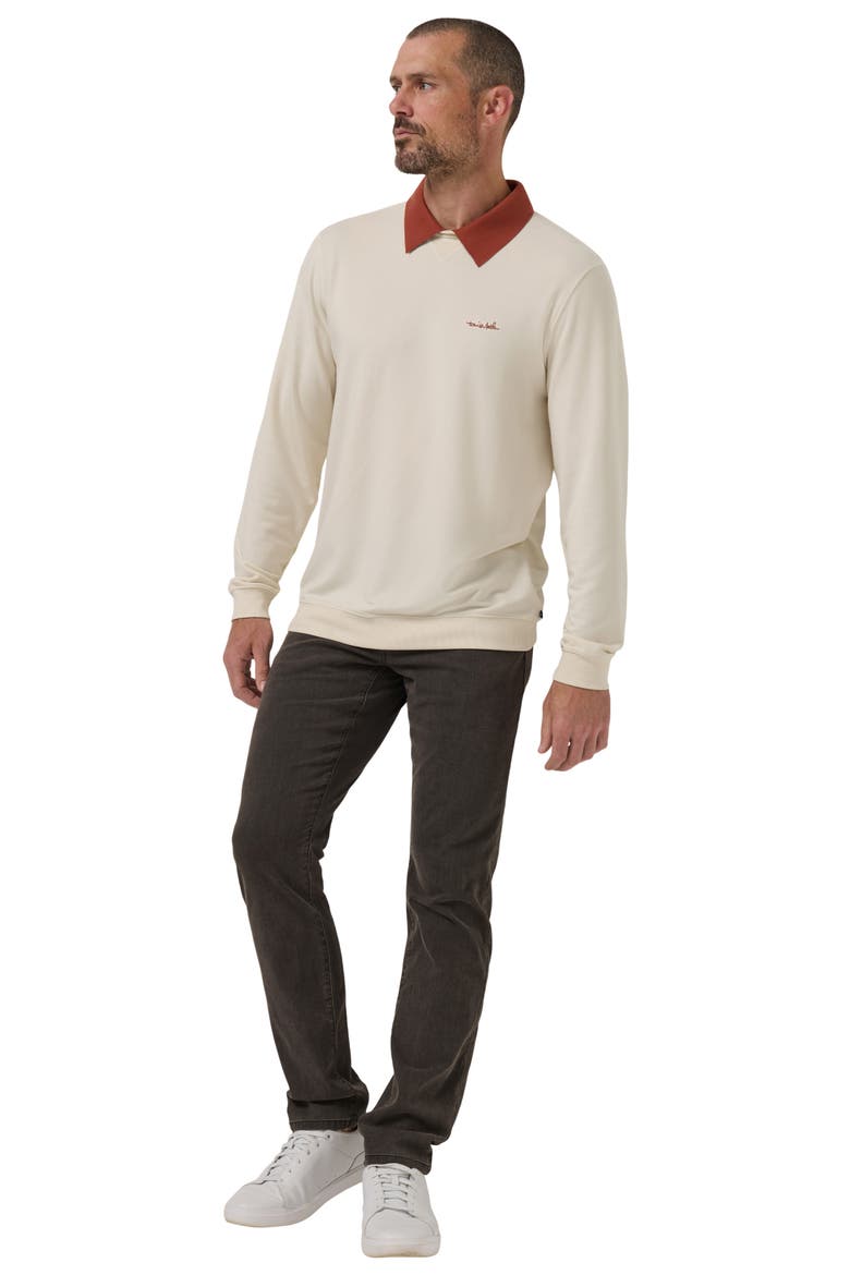 Amenities Collared Sweatshirt, Alternate, color, BIRCH