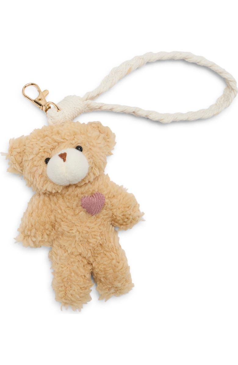 BP. Teddy Bag Charm, Main, color, Beige