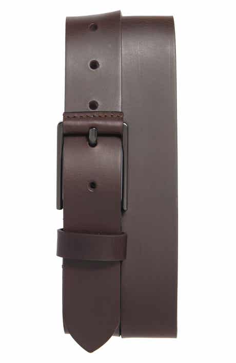 Joe's Oil Tanned Leather Wrapped Buckle Belt