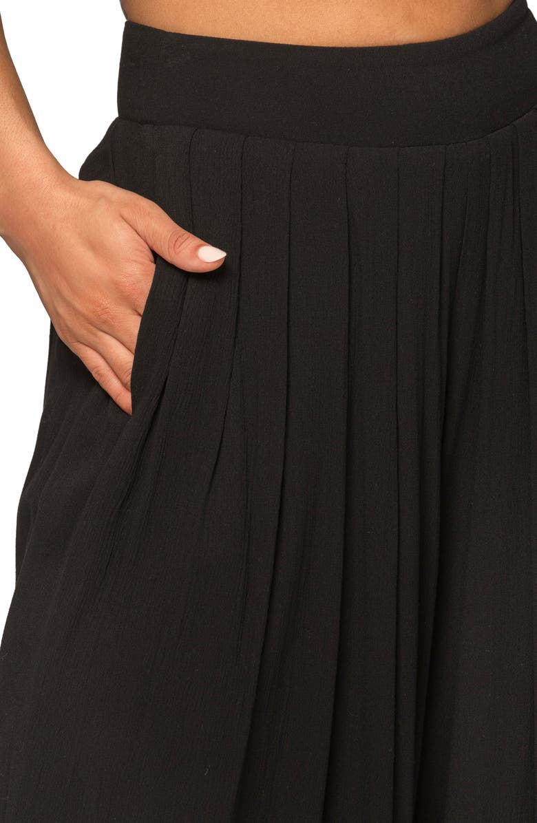 JLUXLABEL After Sunset Pleated Wide Leg Pants, Alternate, color, 