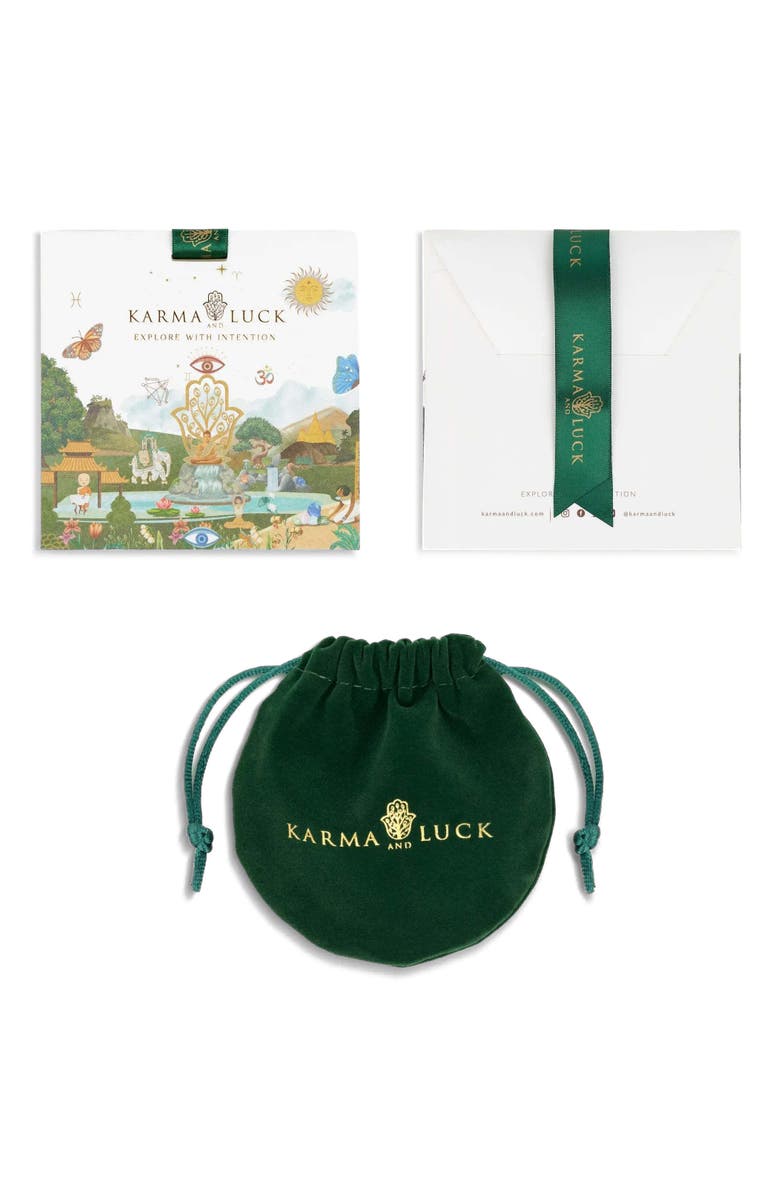 Karma and Luck Tourmaline Wrap Multicolor Bracelet Peace and Protection, Alternate, color, Pink/Grey/Yellow/Green/Gold