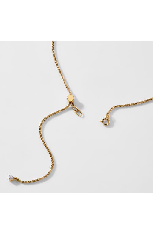 Nadri Entwine Cubic Zirconia Y-necklace In Gold