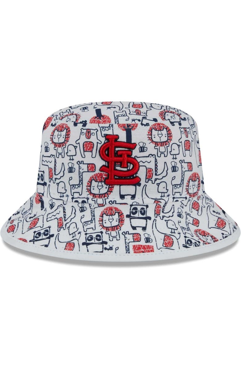 New Era Toddler New Era St. Louis Cardinals Zoo Bucket Hat, Main, color, 