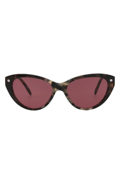 55mm Cat Eye Sunglasses