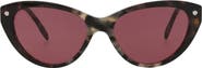 McQueen 55mm Cat Eye Sunglasses