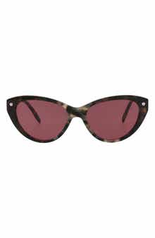 McQueen 55mm Cat Eye Sunglasses