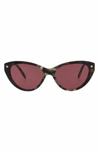 McQueen 55mm Cat Eye Sunglasses
