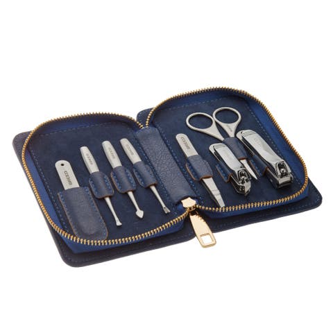 Nitro 8 Piece Surgical Steel Groom Kit - Carbon Fiber Pattern Case