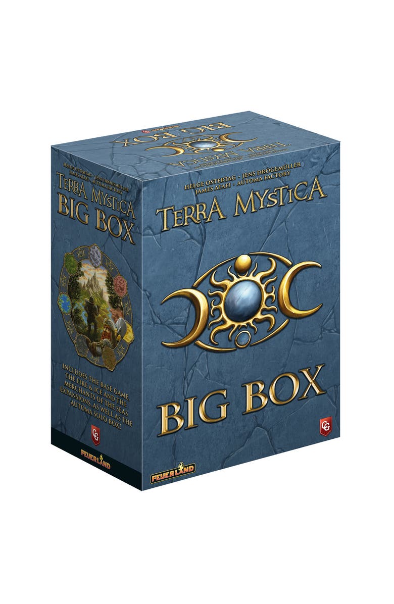Capstone Games Terra Mystica Big Box W/ Base Game, 2 Expansions, and Solo mode, Main, color, Multicolored