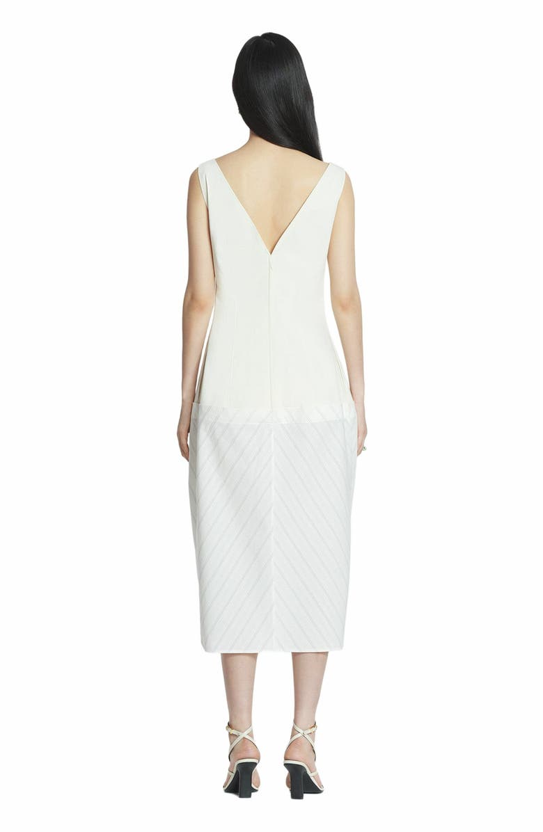 Lanvin Cotton Peplum Dress, Alternate, color, 