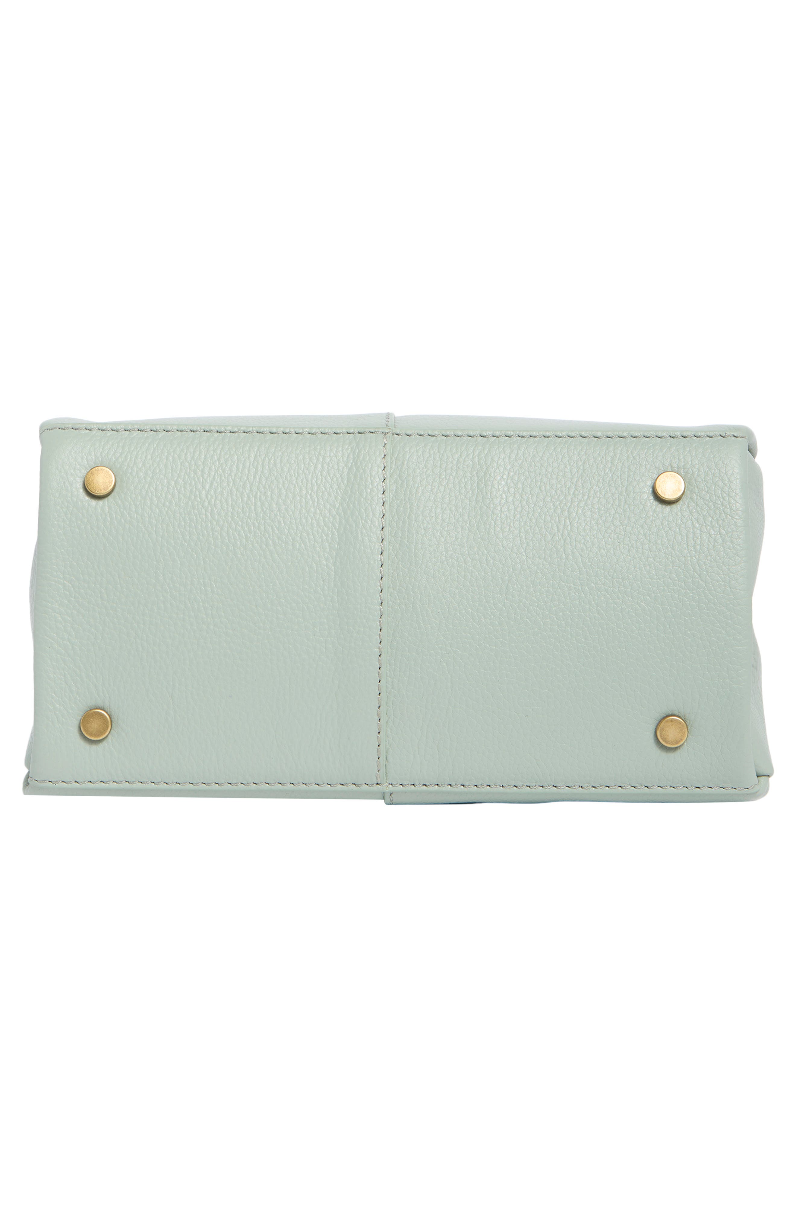 Sue Leather Crossbody Shoulder Bag, Alternate, color, SAGE CRYSTAL