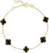 EFFY 14K Yellow Gold ,Onyx Bracelet