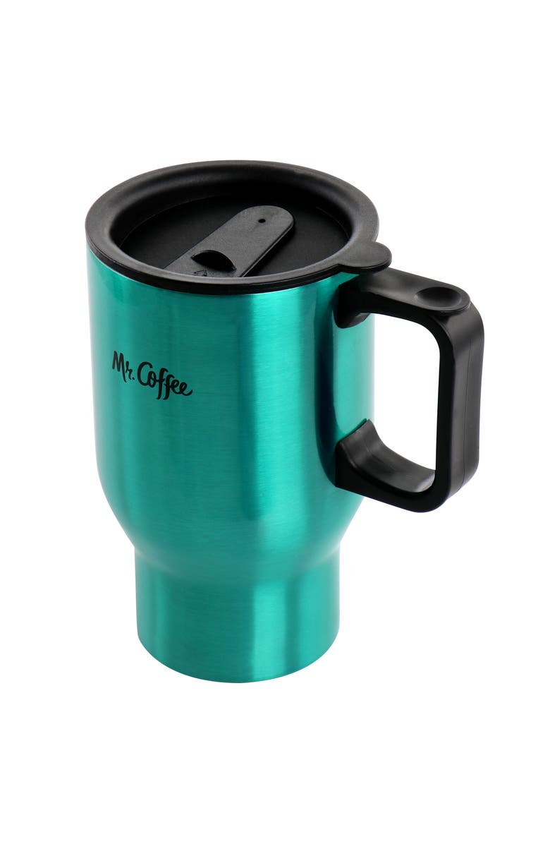 Mr. Coffee Javelin 2 Piece Thermal Bottle and Travel Mug Set, Alternate, color, Green