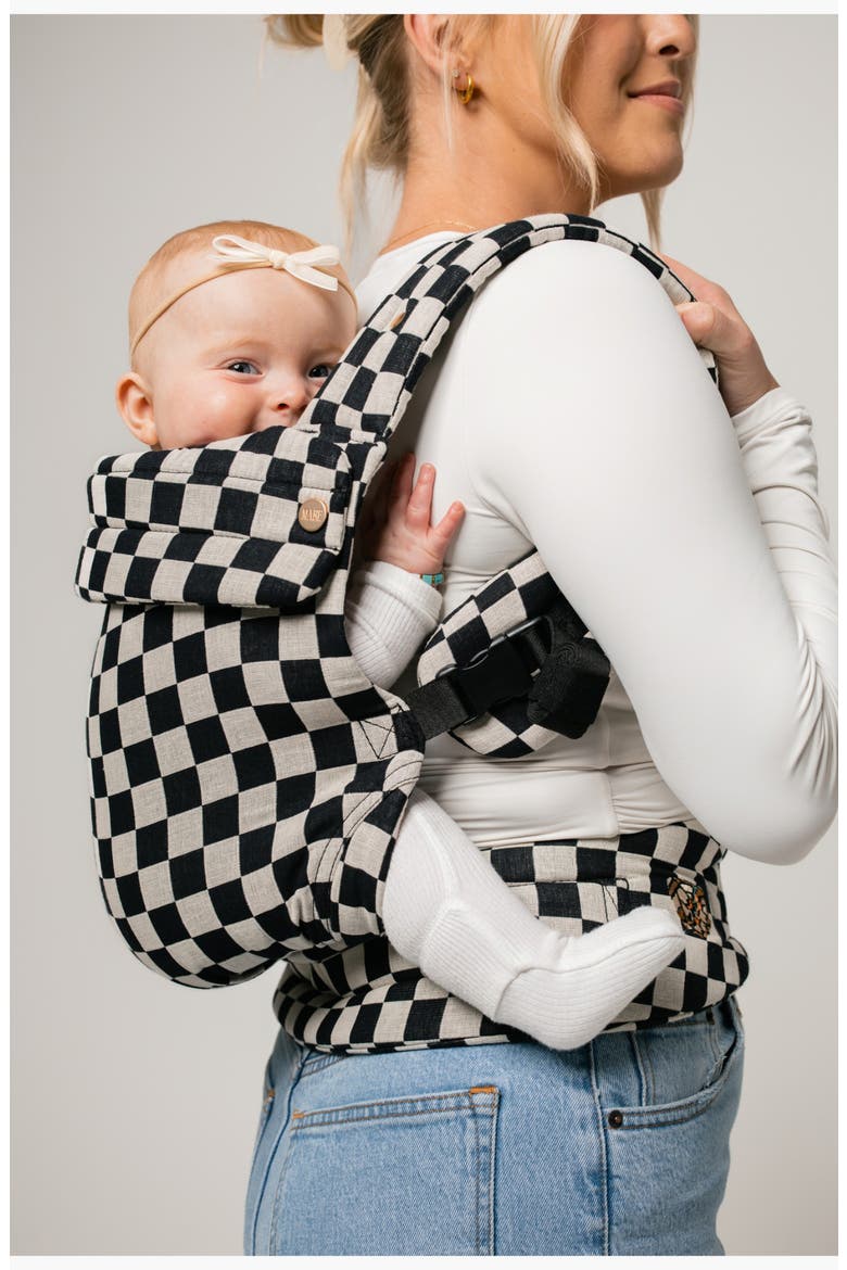 The Monarch Buckle Baby Carrier, Alternate, color, Ebony Check