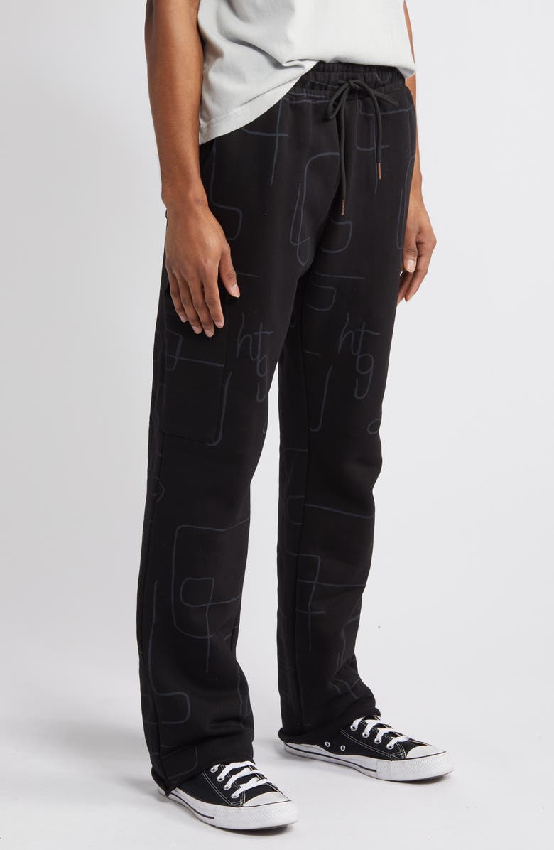 HONOR THE GIFT Geo Print Cotton Terry Pants, Alternate, color,