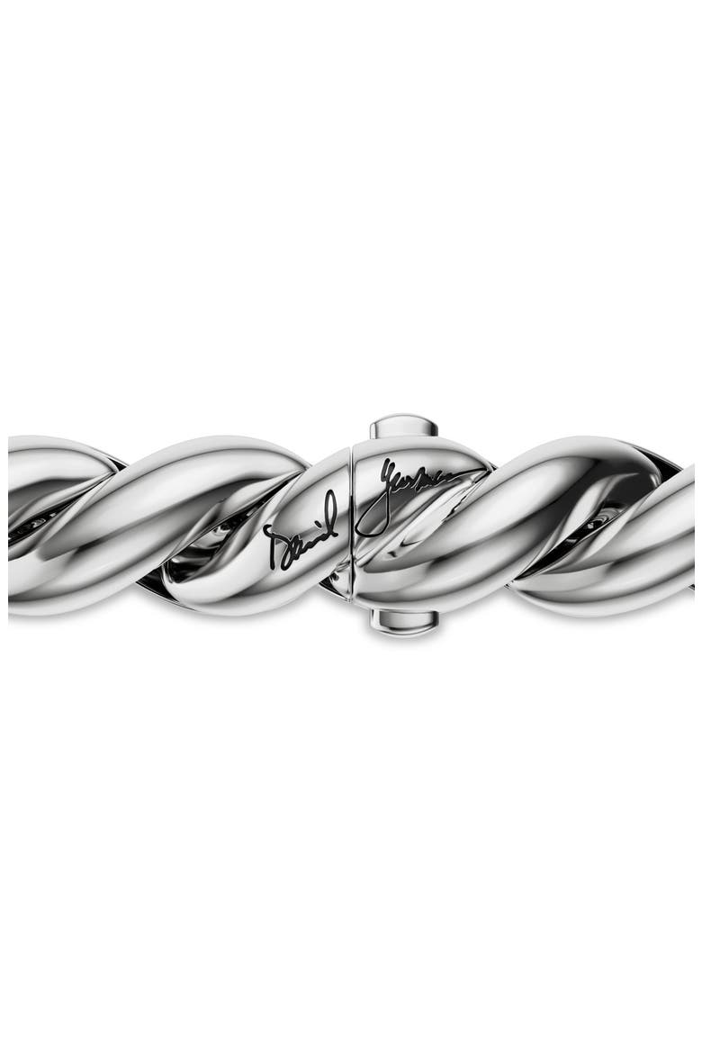 Sculpted Cable Chain Necklace, Alternate, color, SILVER
