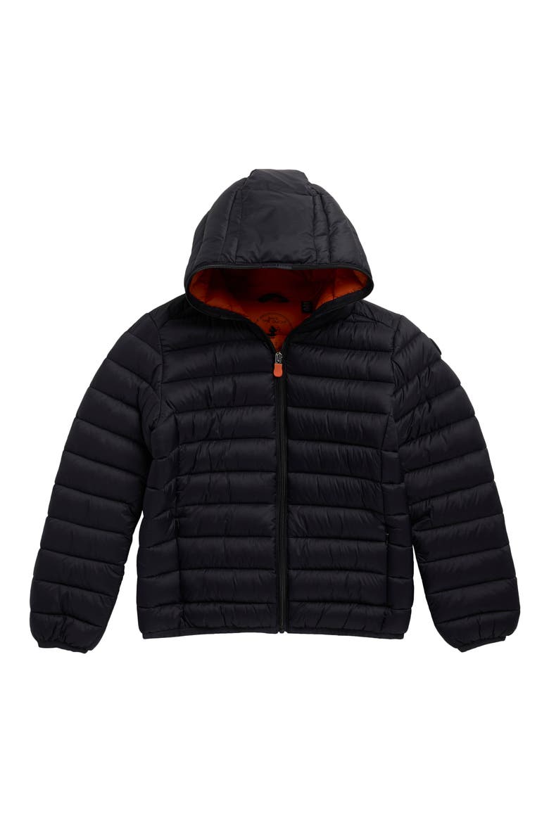 Kids' Nico Lightweight Hooded Jacket, Main, color, BLACK