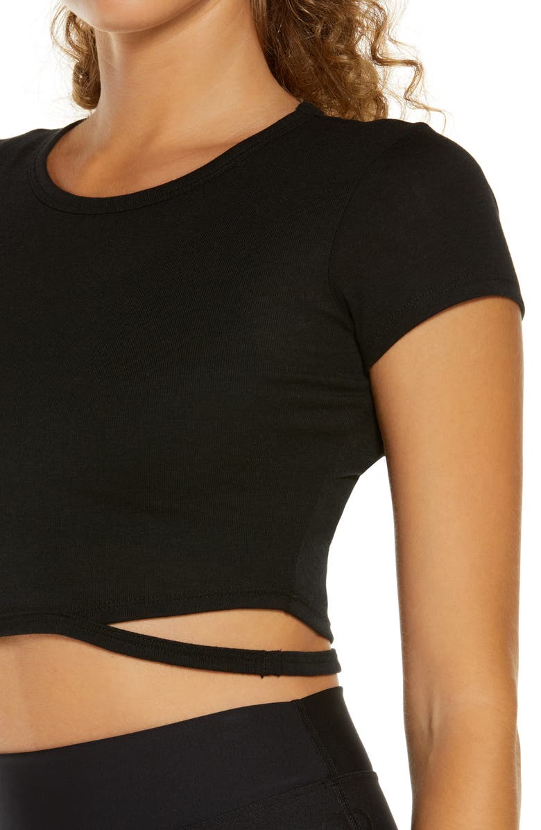 Alo Halo Crop T-Shirt, Alternate, color, 