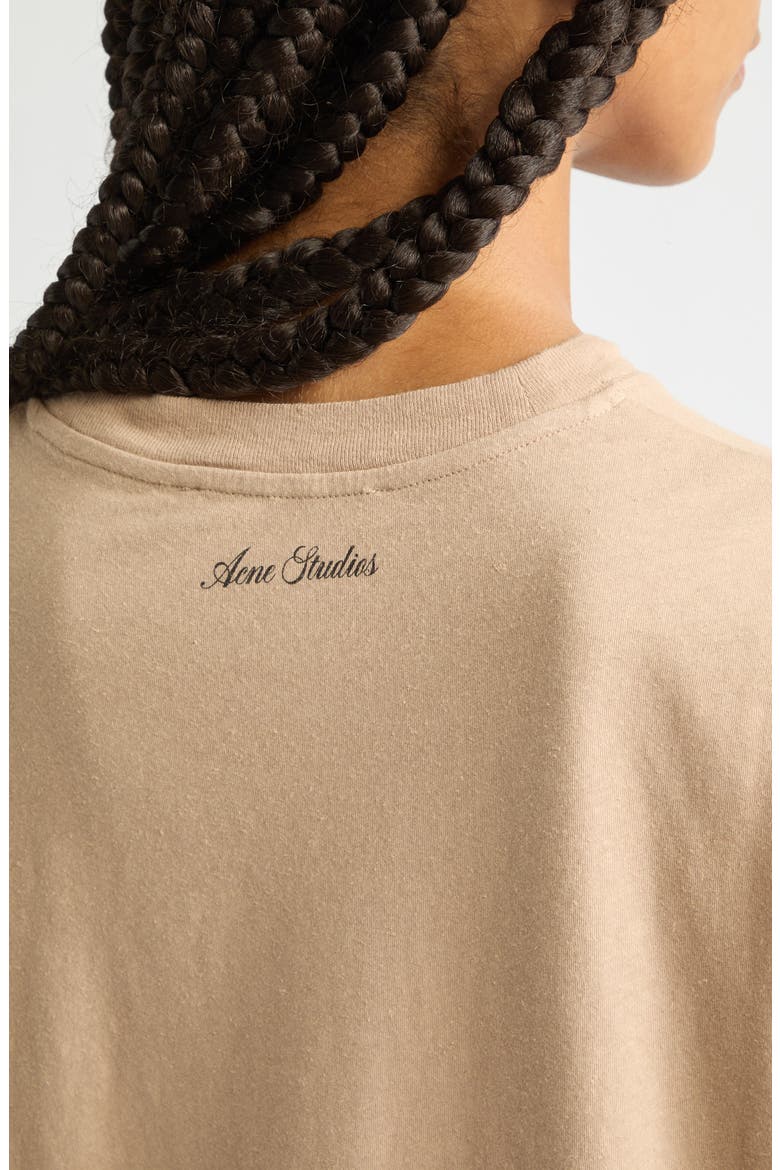Exford U Talk To You Soon Cotton & Hemp Graphic T-Shirt, Alternate, color, BEIGE