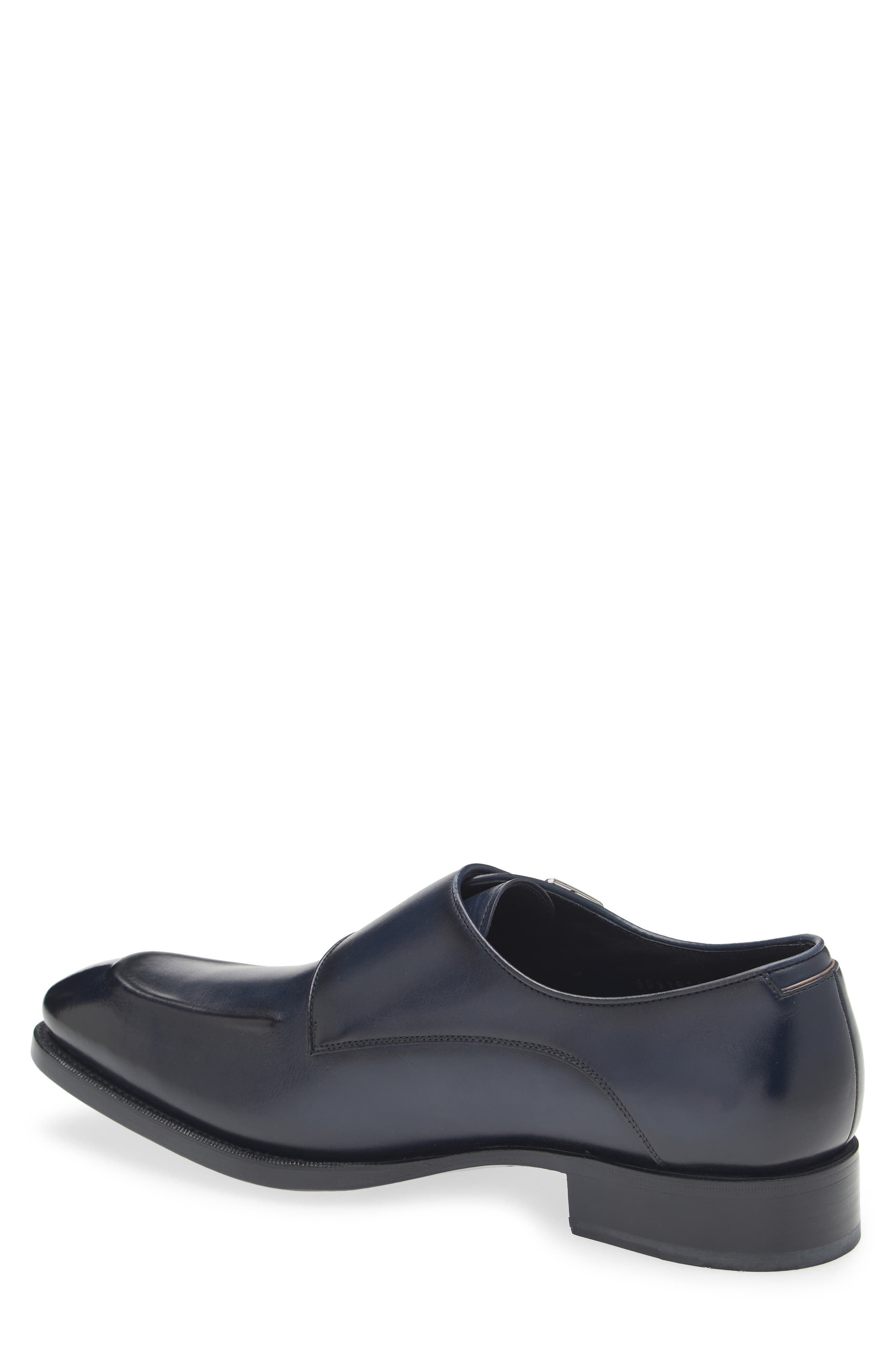 BOSS Rill Double Monk Strap Shoe, Alternate, color, 