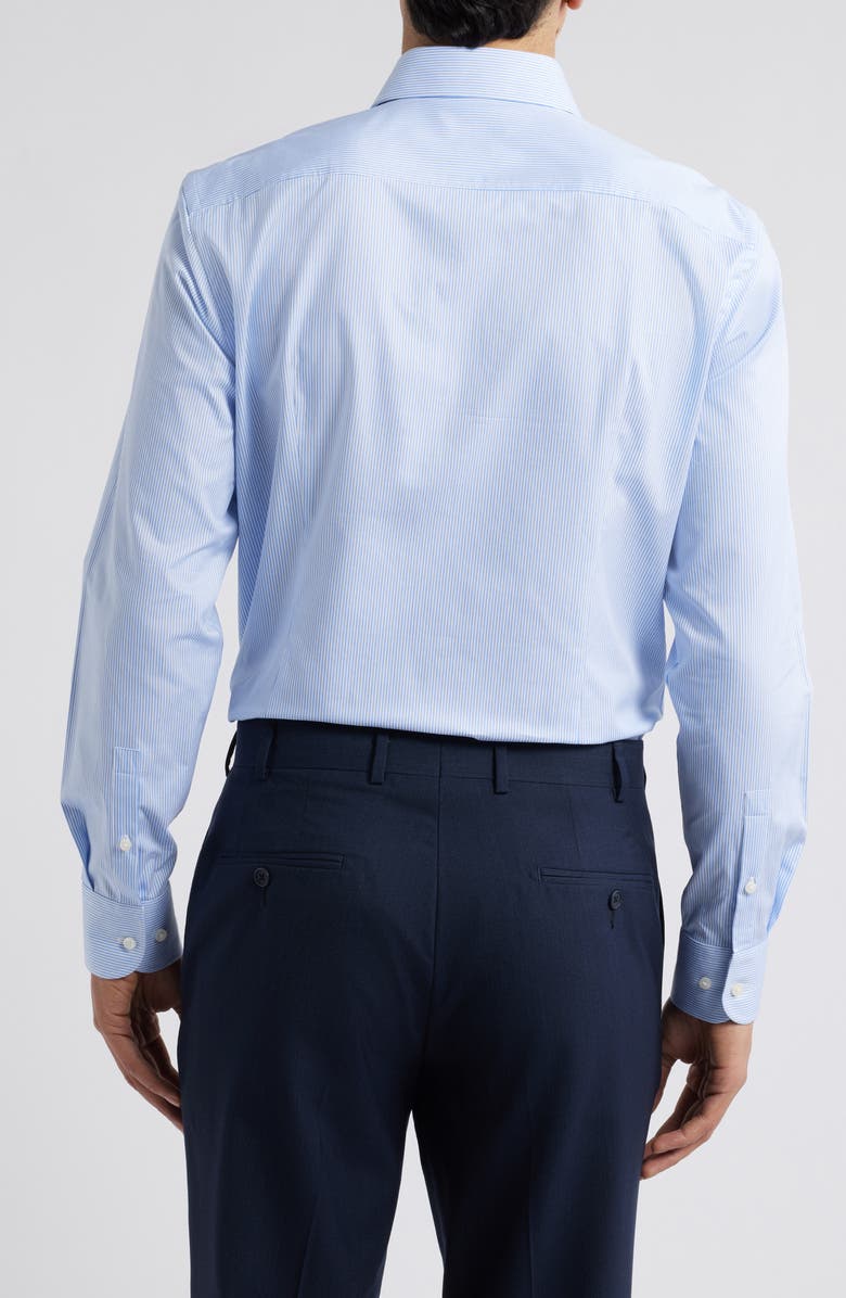 Hank Slim Fit Stripe Dress Shirt