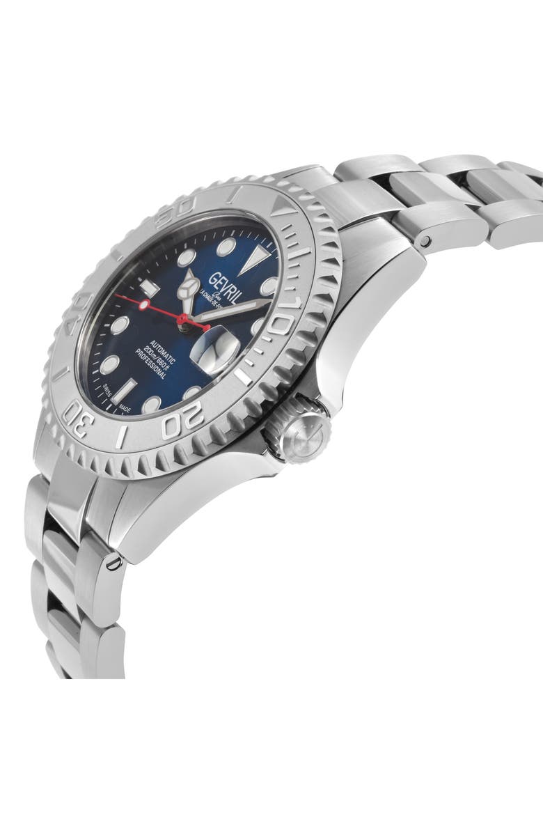 GEVRIL Wall Street Swiss Automatic Bracelet Watch, 39mm, Alternate, color,