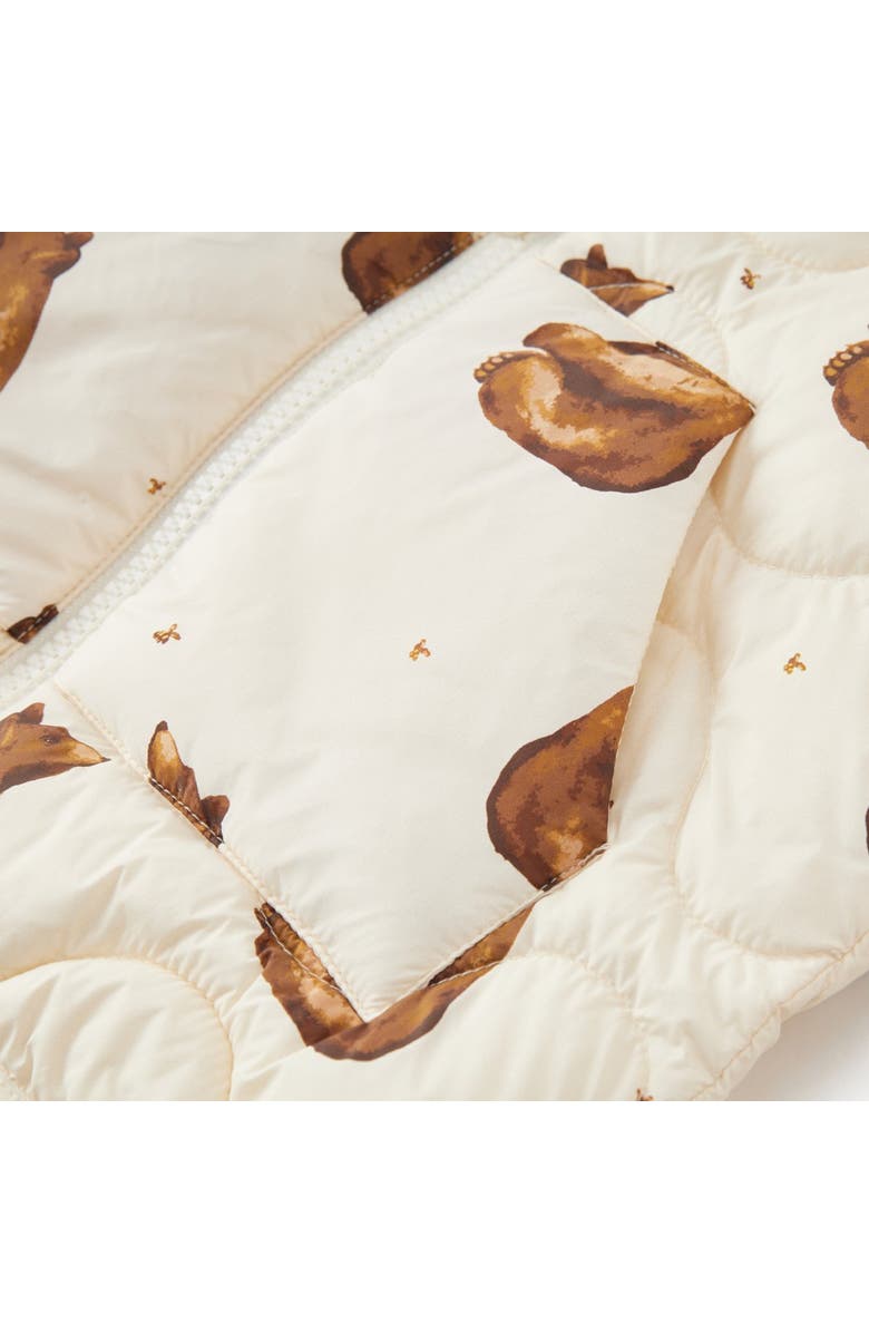 Milkbarn Down Jacket, Alternate, color, Honey Bear