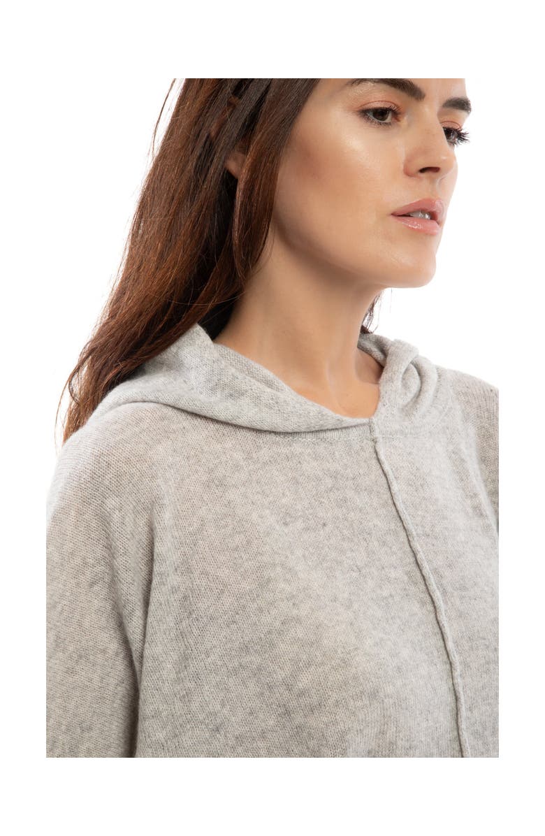 Monticelli Cashmere Pure Cashmere Hoodie Poncho, Alternate, color, Night Blue