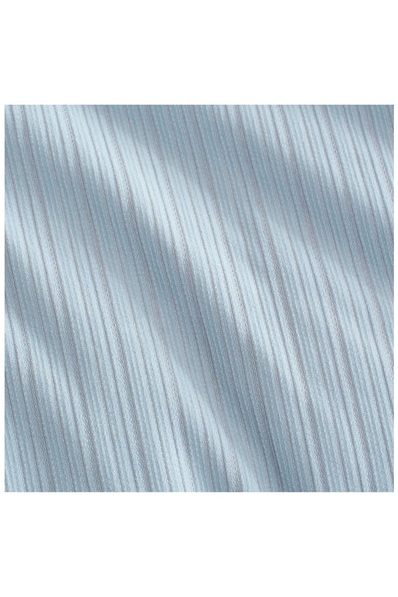 Rowan Microfiber Chenille Jacquard Duvet Cover Set, Alternate, color, HYDRANGEA BLUE