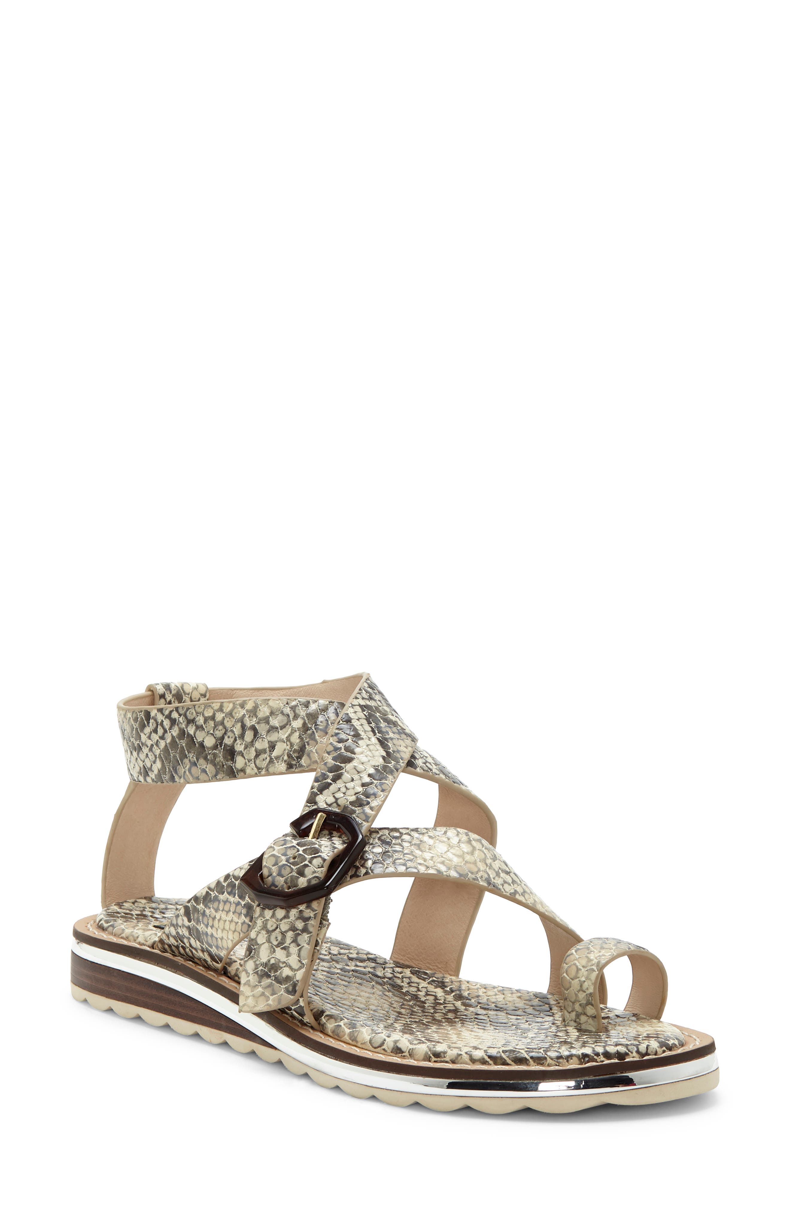 Esmond Gladiator Sandal, Main, color, TAUPE SNAKE PRINT