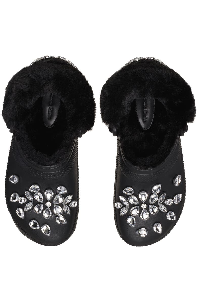CROCS x Simone Rocha Classic Faux Fur Lined Clog, Alternate, color,