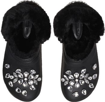CROCS x Simone Rocha Classic Faux Fur Lined Clog (Women