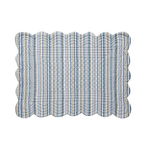 C & F Home C&f Home Morrison Floral Cotton Quilted Reversible Machine Washable Placemat Machine Washable Set Of In Green