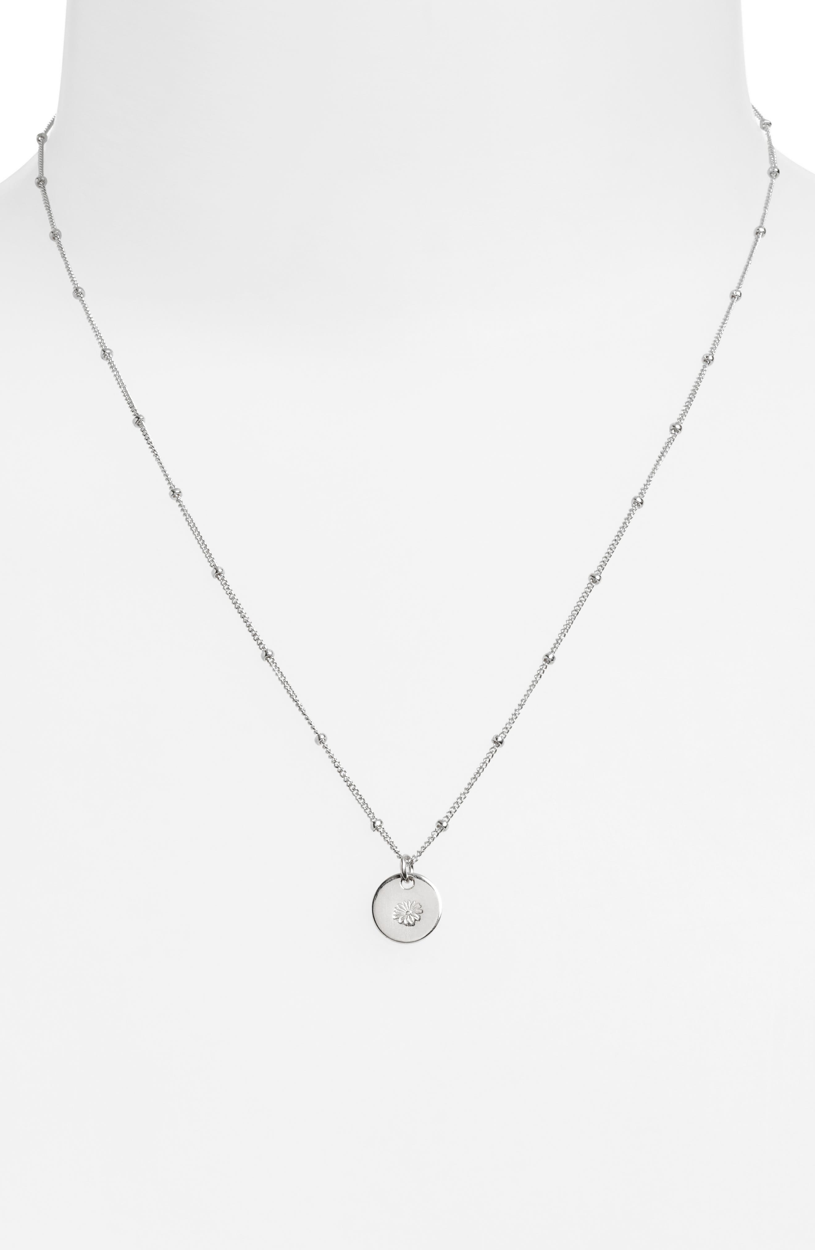 Nashelle Petite Birth Flower Necklace (Women) | Nordstrom