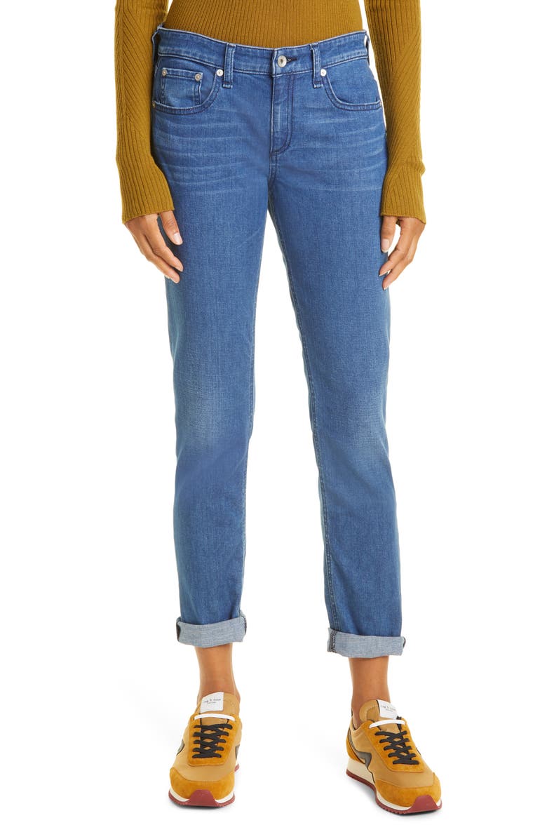 rag & bone Dre Low Rise Slim Boyfriend Jeans, Main, color,