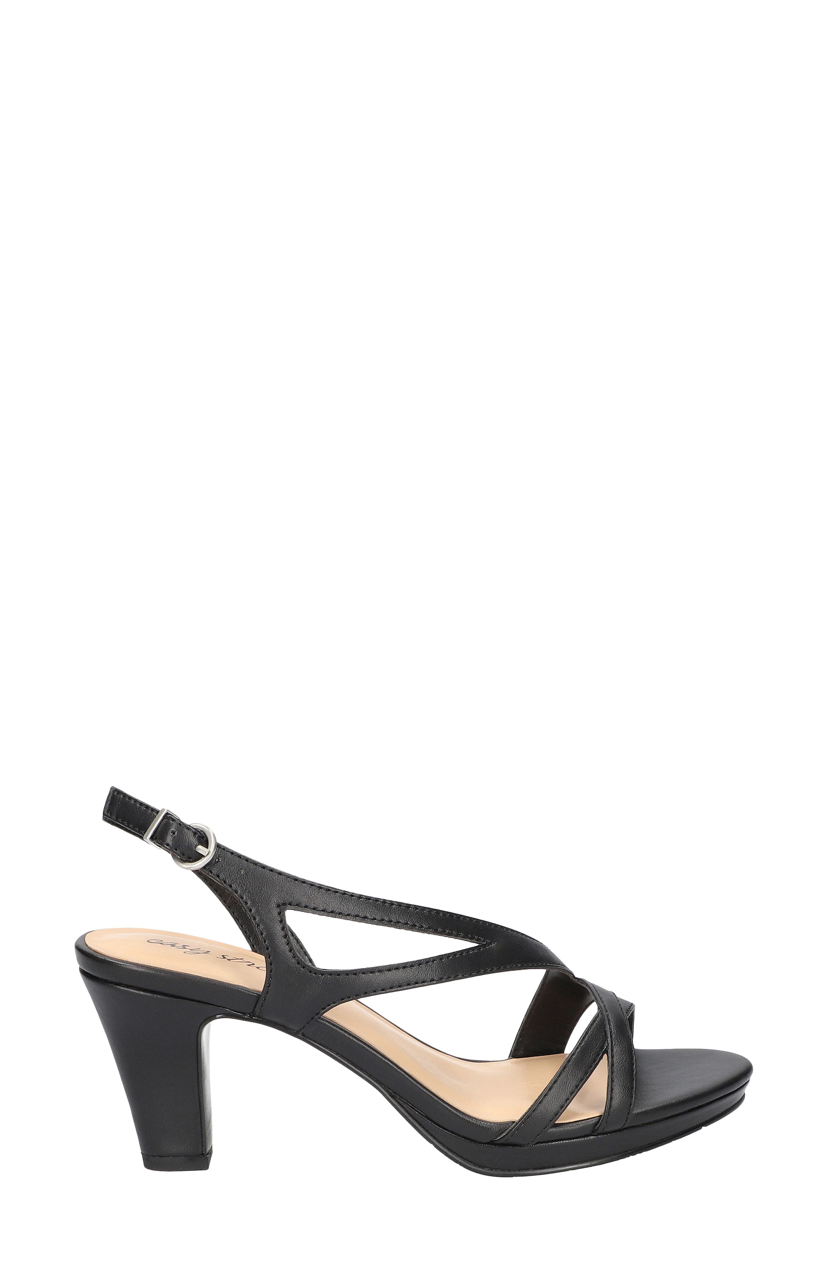 EASY STREET Radiant Slingback Sandal, Alternate, color, Black