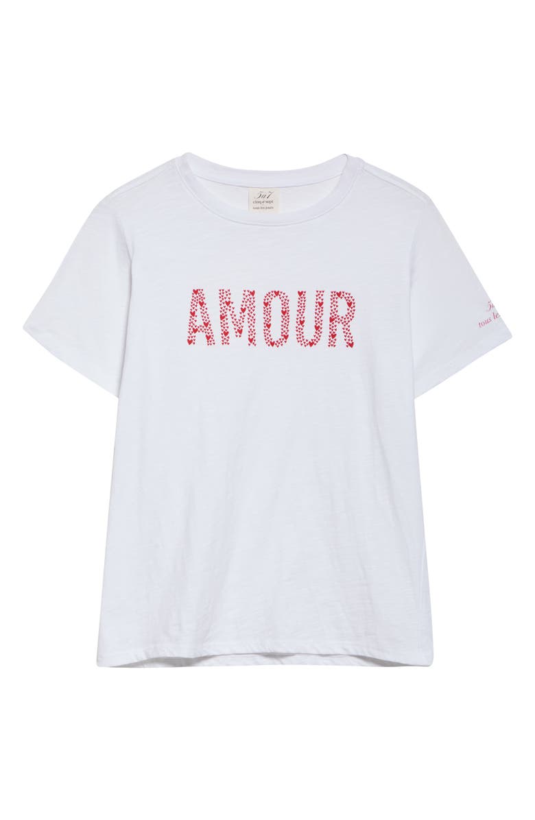 Cinq à Sept Heart Fill Amour Graphic T-Shirt, Alternate, color, 