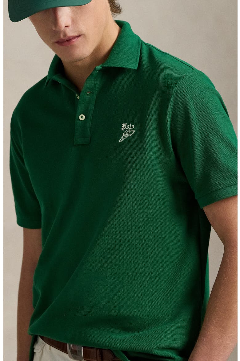 Cotton Polo Top, Alternate, color, TENNIS GREEN
