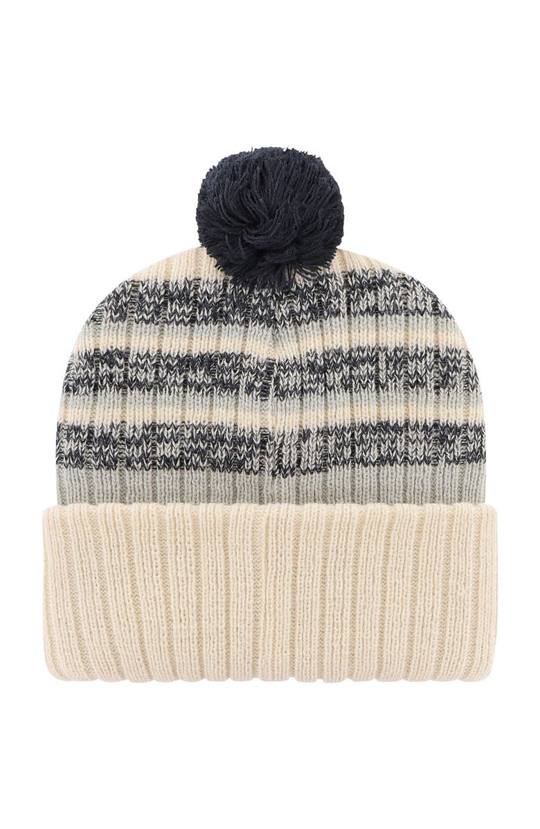 '47 Men's '47 Khaki Penn State Nittany Lions Tavern Cuffed Knit Hat with Pom, Alternate, color, Khaki