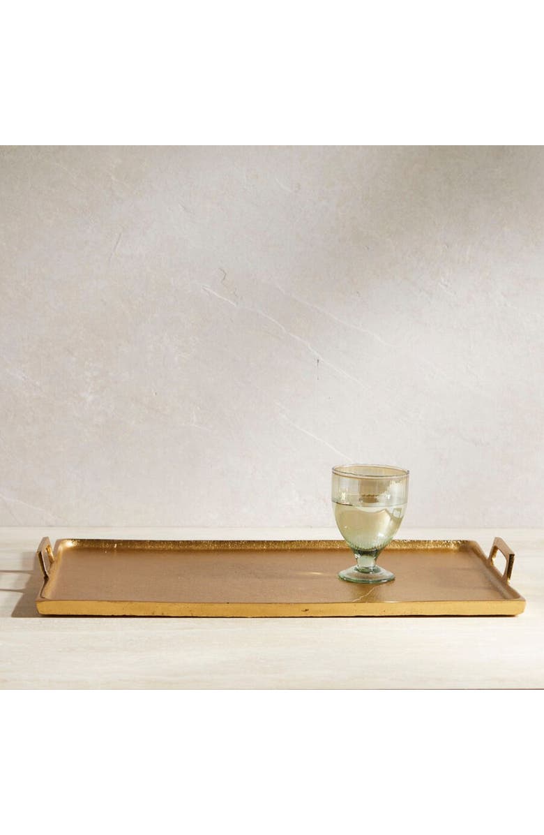Be Home Seline Rectangular Tray, Alternate, color, Gold