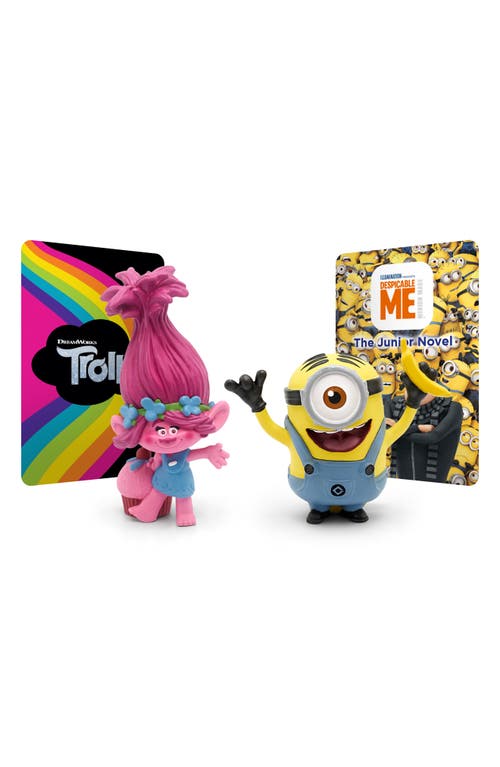 tonies Trolls & Despicable Me Tonie Audio Character Bundle