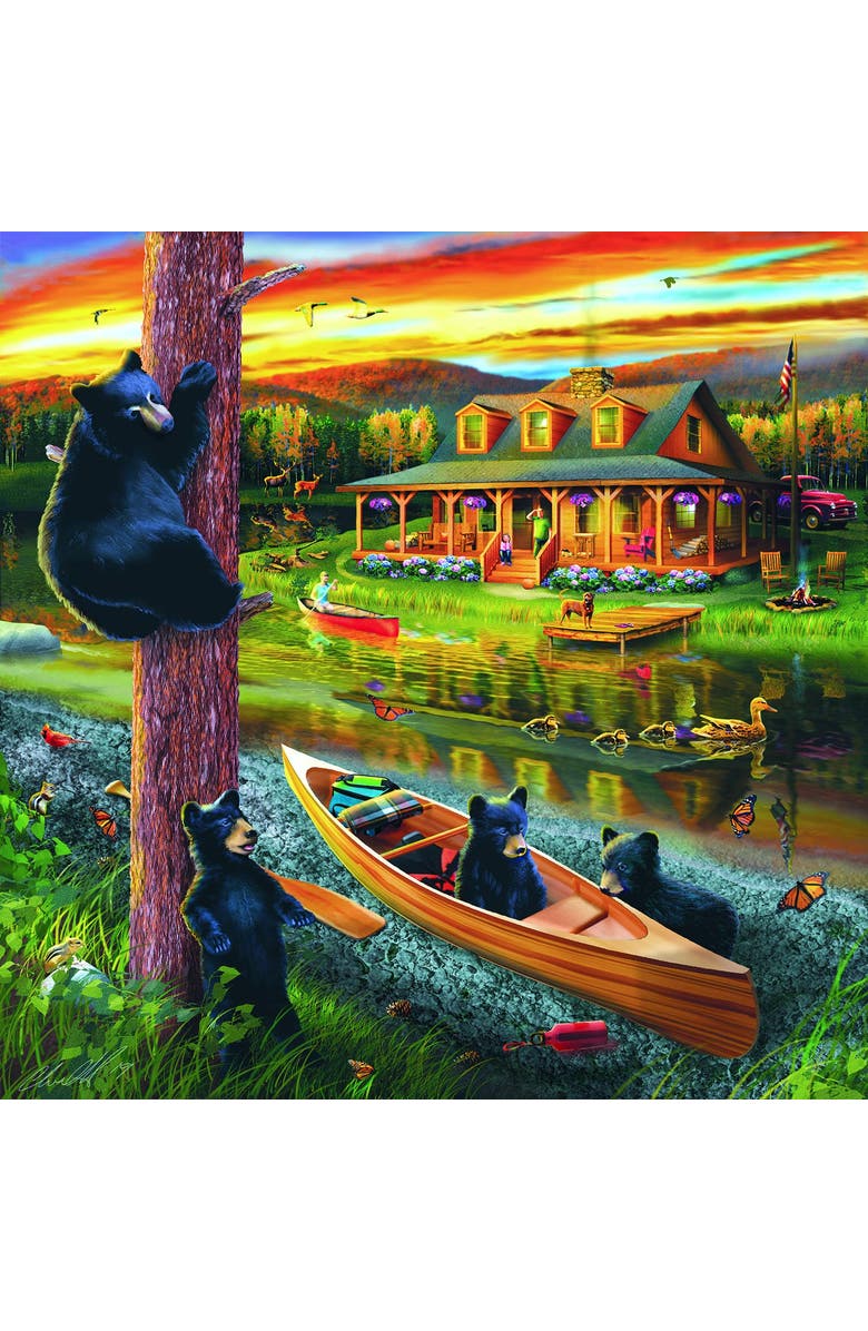 Sunsout 25 Bear Family Adventure 500 piece Jigsaw Puzzle for Adults, Alternate, color, Multicolor
