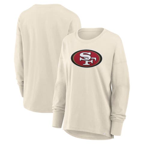 Women's Fanatics Cream San Francisco 49ers Dove Legacy Long Sleeve T-Shirt