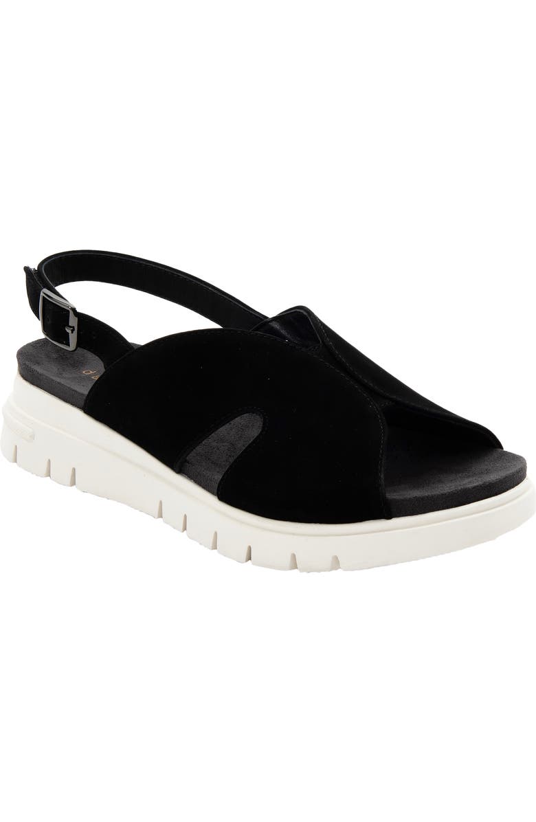 David Tate Madona Unit Slingback Sandal, Main, color, Black