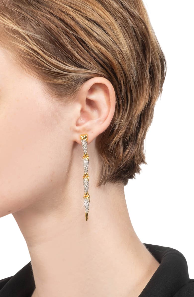 Alexis Bittar Solanales Crystal Spear Drop Earrings, Alternate, color, Crystals