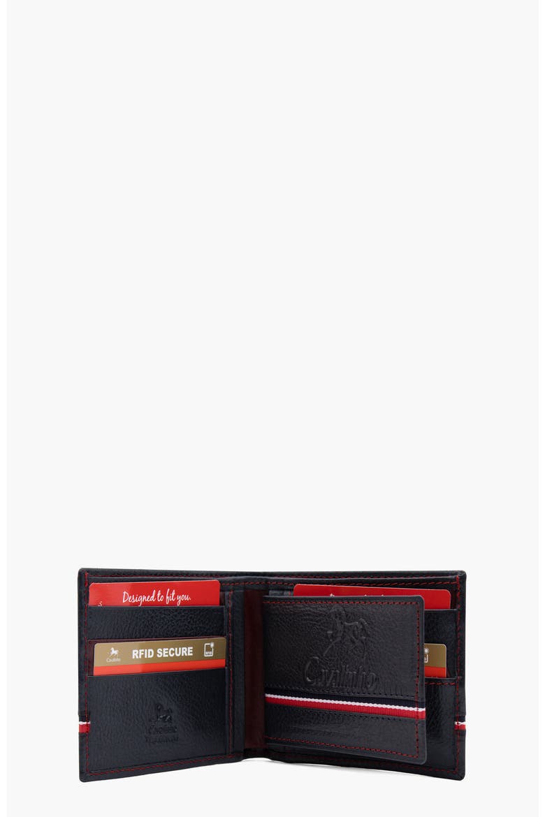 The Sailor Bifold Leather Wallet 528, Alternate, color, Navy
